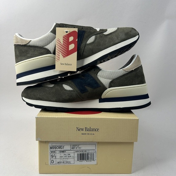 New Balance 990v1 x Teddy Santis MiUSA “Blue Grey” 2024 - Picture 3 of 5